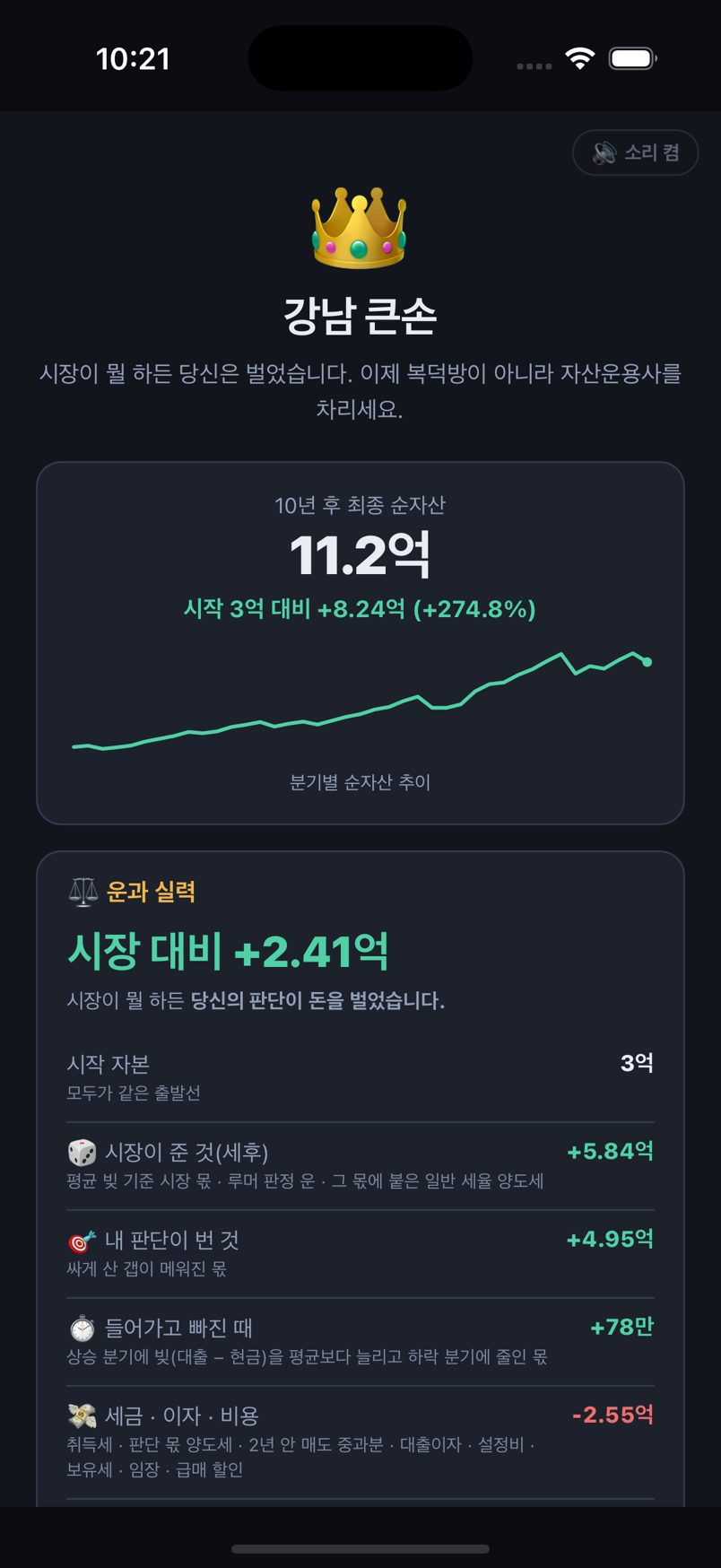 최종 리포트 — 운과 실력 분해